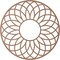 Ekena Millwork Cannes Wood Fretwork Pierced Ceiling Medallion, Wood (Paint Grade), 38"OD x 13"ID x 3/8"T CMWP38X38X0375CNMF - alternate 4